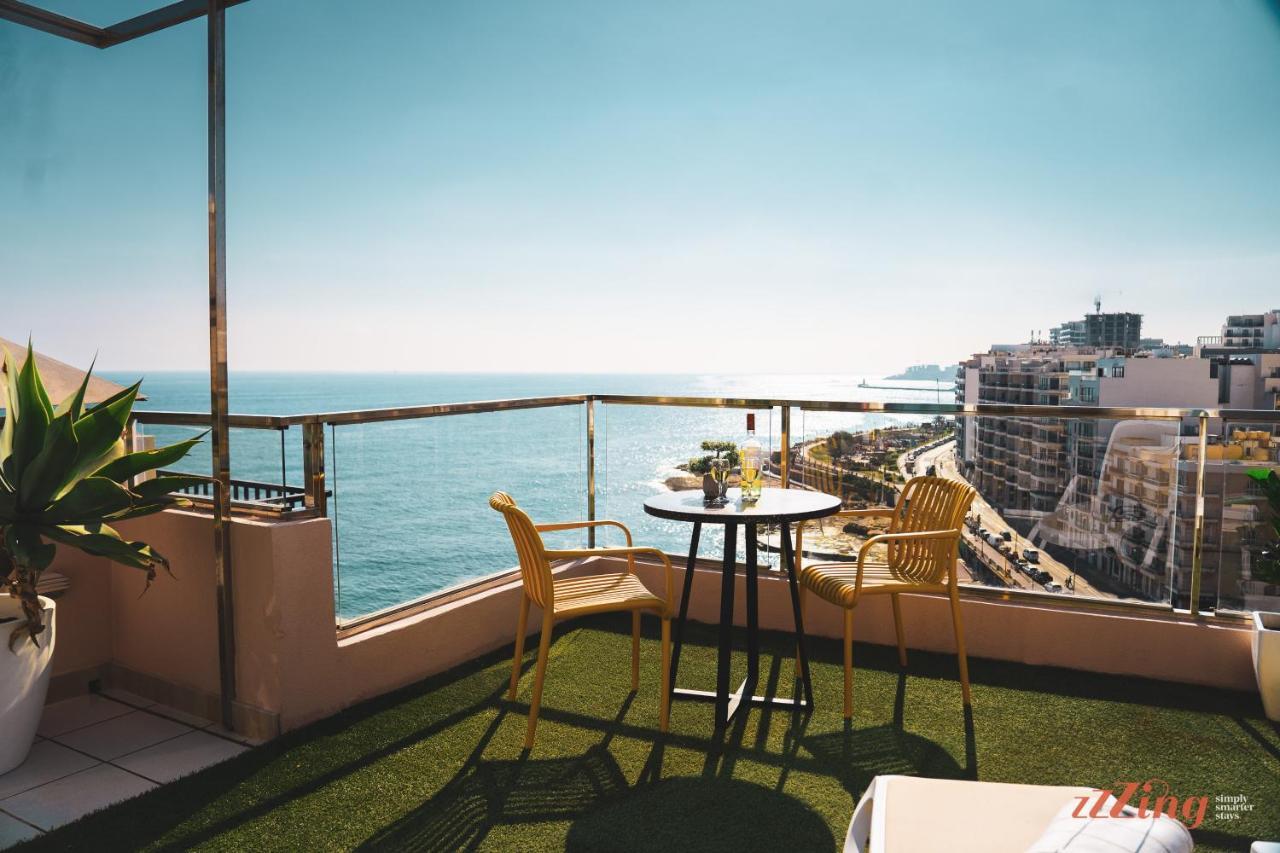 Appartement Gorgeous Seaviews From A Stunning Sliema Studio Extérieur photo